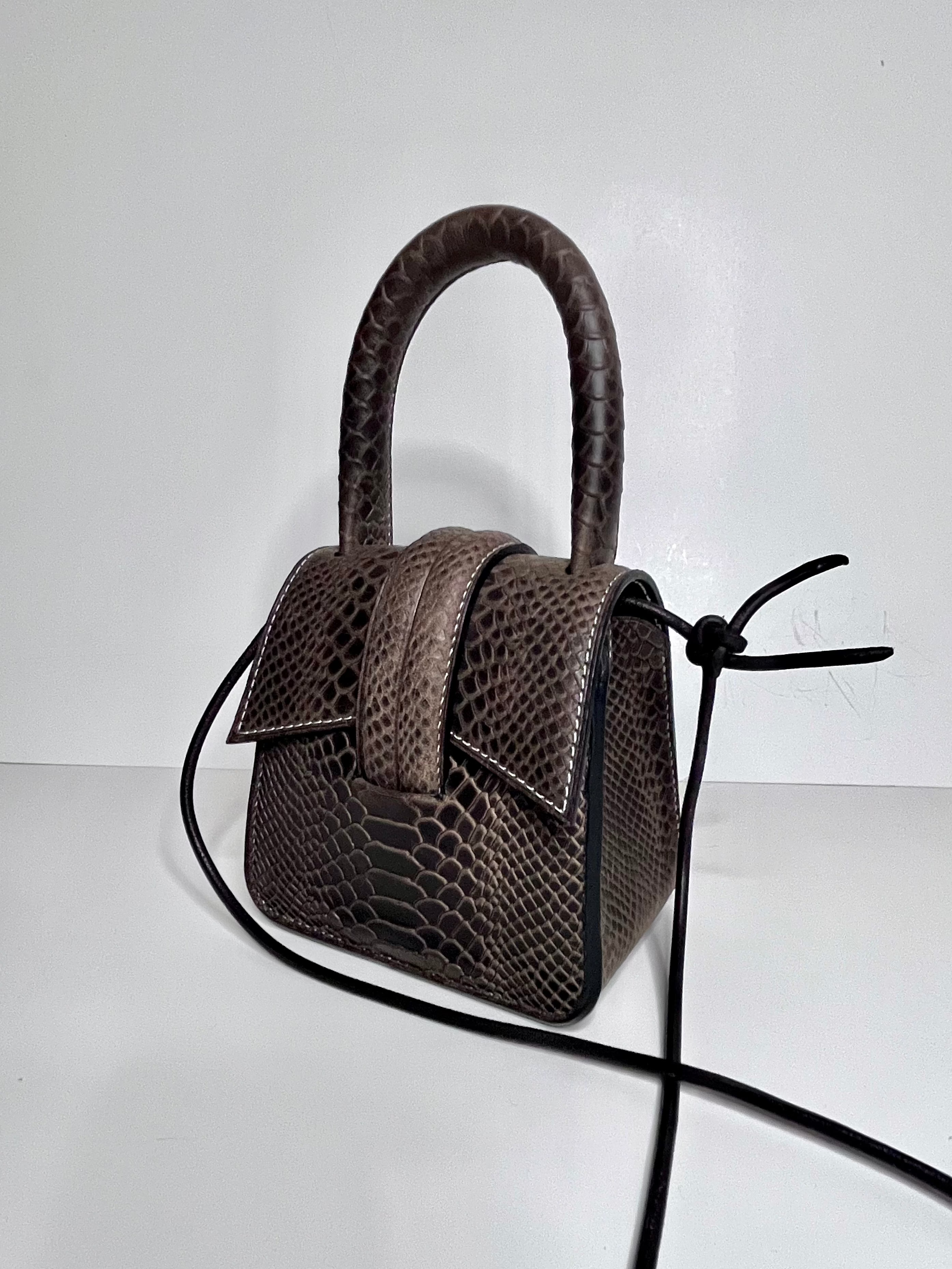 Bezalel - Mini Bag (Embossed Gator)
